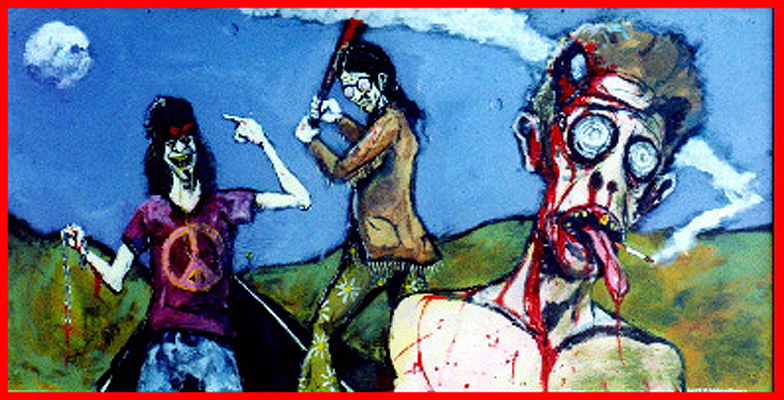 Angry Is Killed By Hippies From Hell